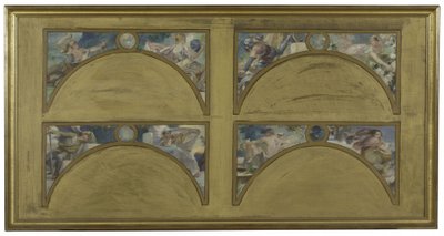 Esquisse pour le Salon des Lettres à l