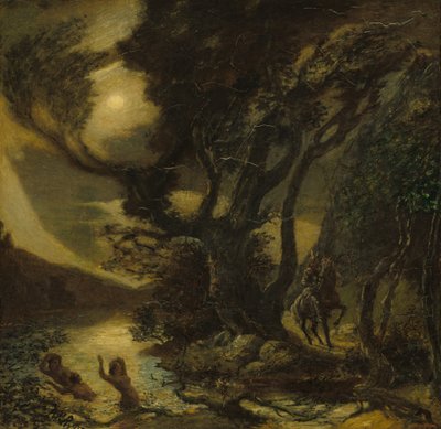Siegfried et les filles du Rhin - Albert Pinkham Ryder