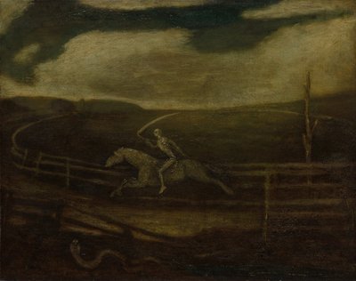 La piste de course (La mort sur un cheval pâle) - Albert Pinkham Ryder
