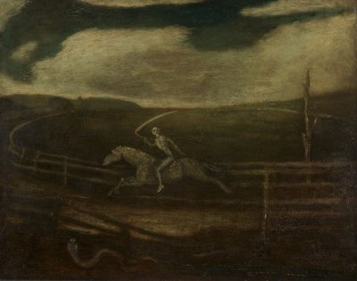 La Piste de Course, ou La Mort sur un Cheval Pâle, c.1896-1908 - Albert Pinkham Ryder