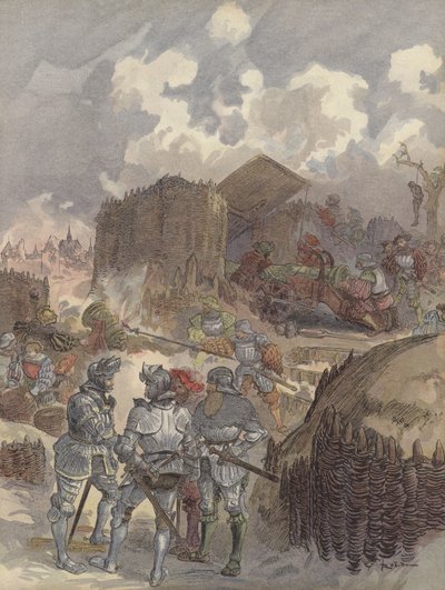 Bayard au siège de Mézières - Albert Robida