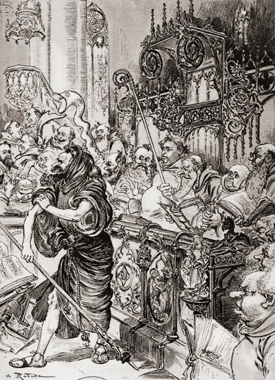 Frère Jean des Entommeures se saisit du bastion de la croix - Albert Robida