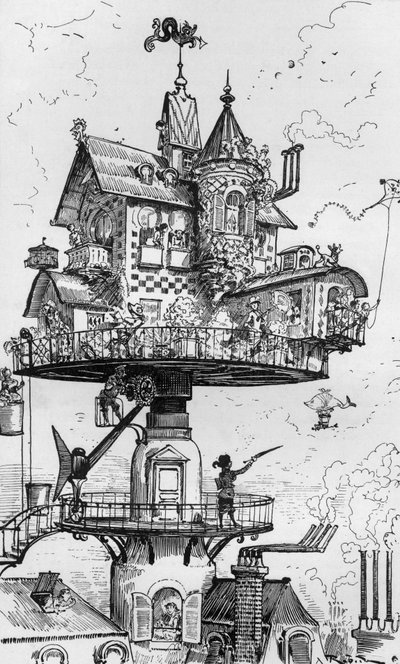 Habitat du futur - Albert Robida