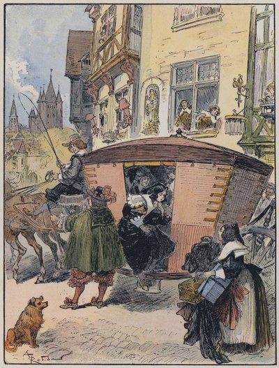 Illustration pour Le Capitaine Bellormeau par et illustré par A Robida - Albert Robida