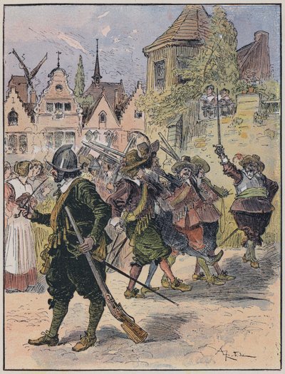 Illustration pour Le Capitaine Bellormeau par et illustré par A Robida - Albert Robida
