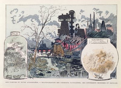 Pollution industrielle, illustration de 
