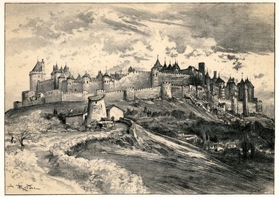 Cité médiévale de Carcassonne - Albert Robida