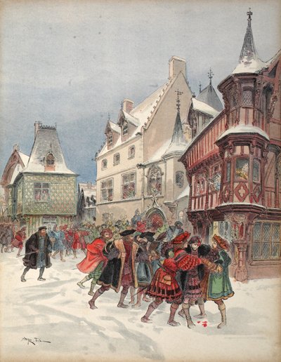 Le roi blessé lors d