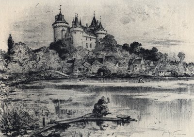 Le château de Combourg en Ille-et-Vilaine - Vieille France - Bretagne - texte, dessins et lithographies, par Albert Robida (1848-1926) non daté fin 19ème siècle - Albert Robida