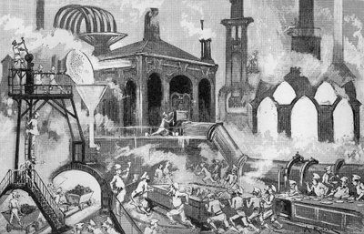 La grande usine alimentaire - Albert Robida