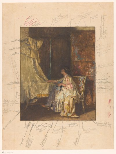 Femme assise sur une chaise à côté d