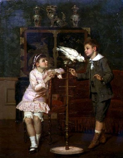 Taquiner la perruche - Albert Rosenboom