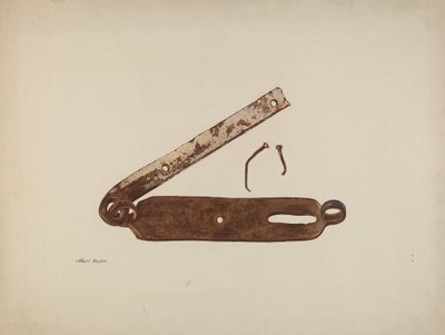 Loquet de la porte de "Kennedy Farm" - Albert Rudin