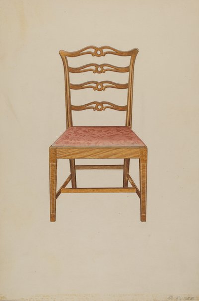 Chaise à échelle - Albert Ryder