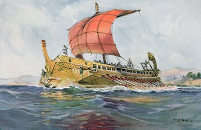 Navire léger de la période grecque classique - Albert Sébille
