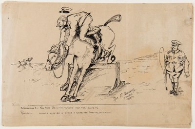 Dessin humoristique de la Première Guerre mondiale, 22 septembre 1917 - Albert Warbrick