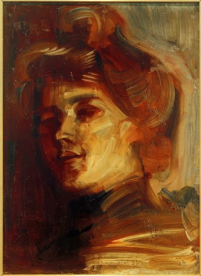Dame avec un chapeau - Albert Weisgerber