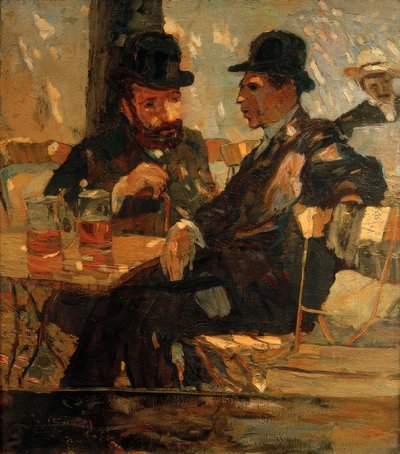 Dans le jardin de la bière - Albert Weisgerber
