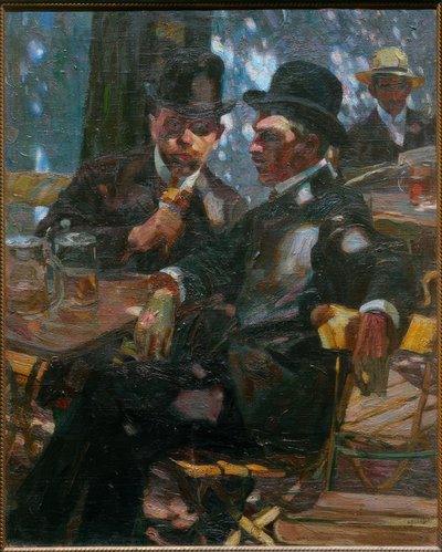 Dans le jardin de la bière - Albert Weisgerber