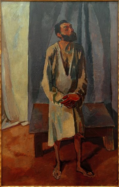 Homme en chemise (Le modèle) - Albert Weisgerber