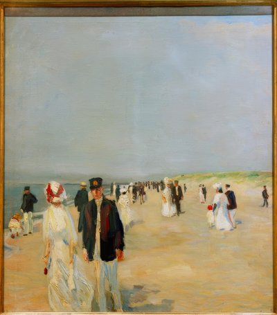 Plage à Norderney - Albert Weisgerber