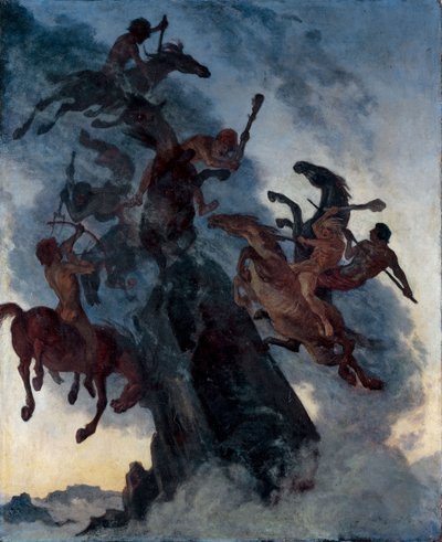 Cavaliers dans le brouillard - Albert Welti