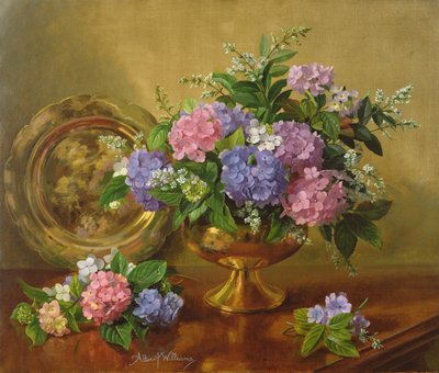 Hortensias et lilas - Albert Williams