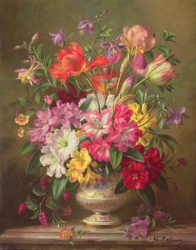 Arrangement floral de printemps, 1996 - Albert Williams