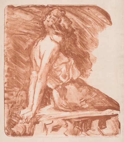 Femme avec les mains dans le dos - Albert de Belleroche