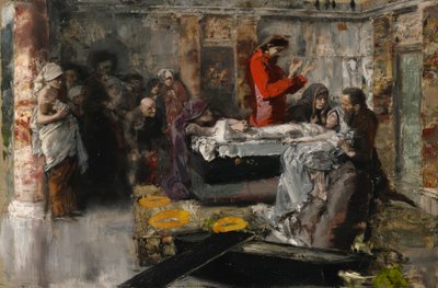 La Résurrection de la fille de Jaïre - Albert von Keller