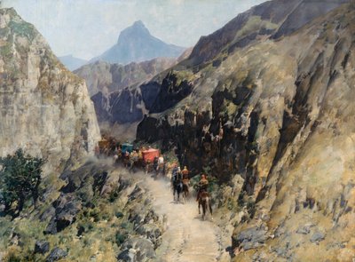 Caravane en Perse - Alberto Pasini