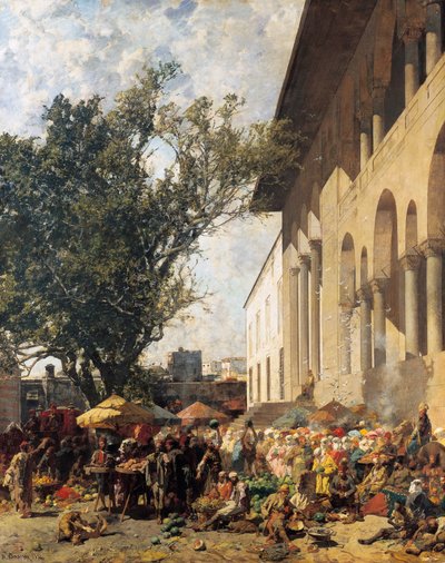 Marché à Constantinople - Alberto Pasini