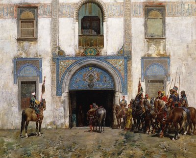 La garde du palais - Alberto Pasini