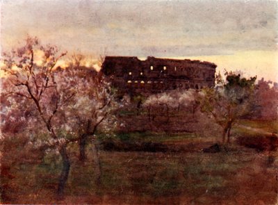 Le Colisée au coucher du soleil - Alberto Pisa
