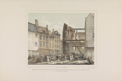 Vue de la ruine causée par l