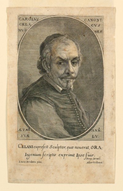 Portrait de Carolus Celanus (Celani) - Albertus Clouwet