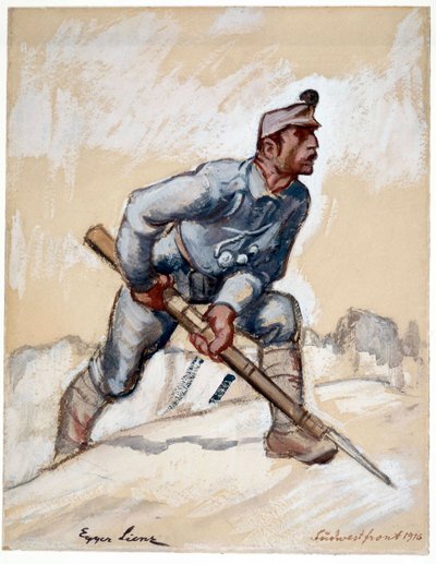Façade sud-ouest - Albin Egger Lienz