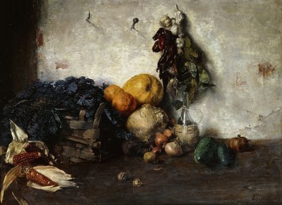 Nature morte de légumes près d