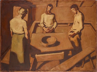 La prière de table - Albin Egger Lienz