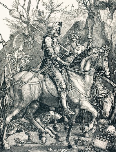 Le Chevalier de la Mort, c.1880 - Albrecht (after) Durer or Duerer