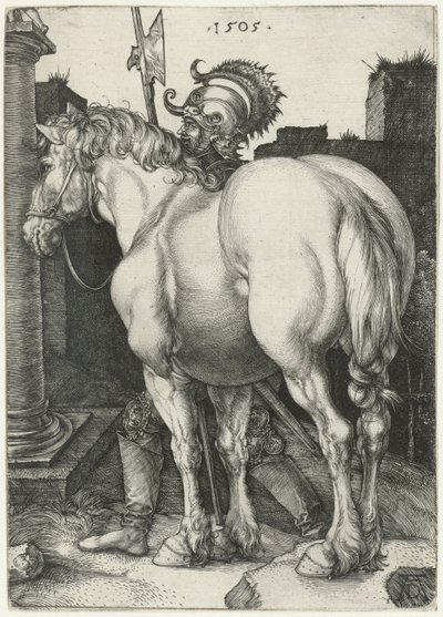 Le grand cheval - Albrecht (after) Durer or Duerer