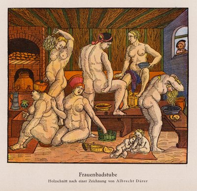 Bains pour femmes - Albrecht (after) Durer or Duerer