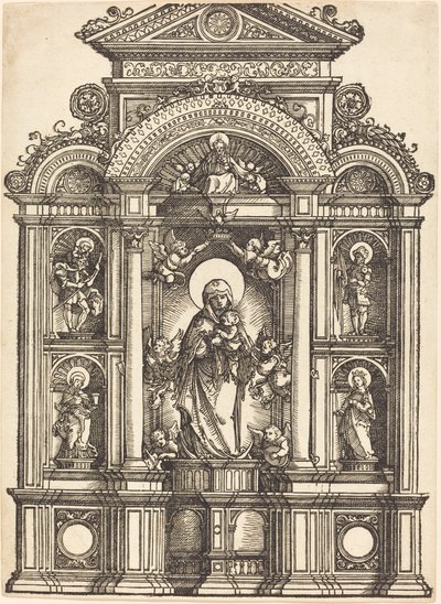 Autel avec la Vierge et l