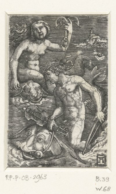 Arion et une Néréide - Albrecht Altdorfer