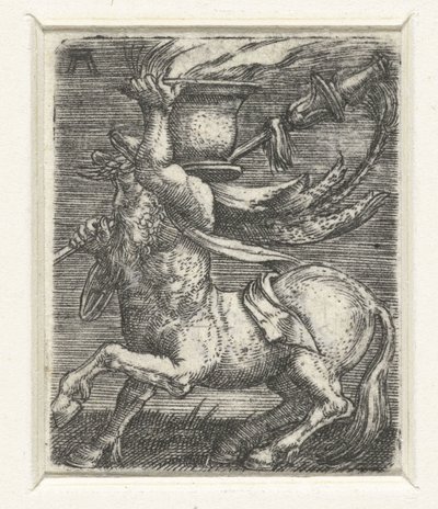 Centaure portant un pot de feu - Albrecht Altdorfer