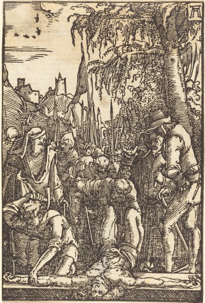 Le Christ cloué sur la croix - Albrecht Altdorfer