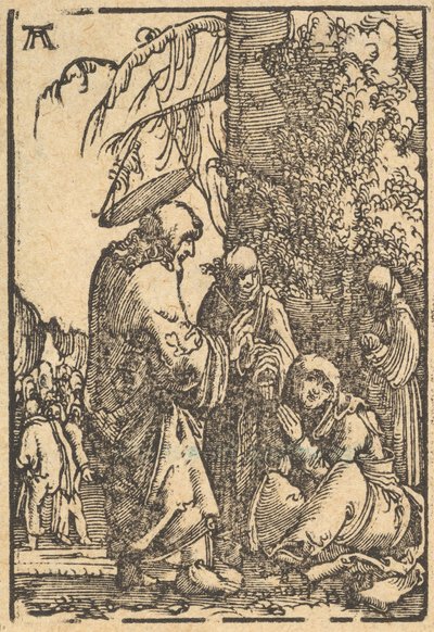 Le Christ prenant congé de sa mère, de La Chute et le Salut de l