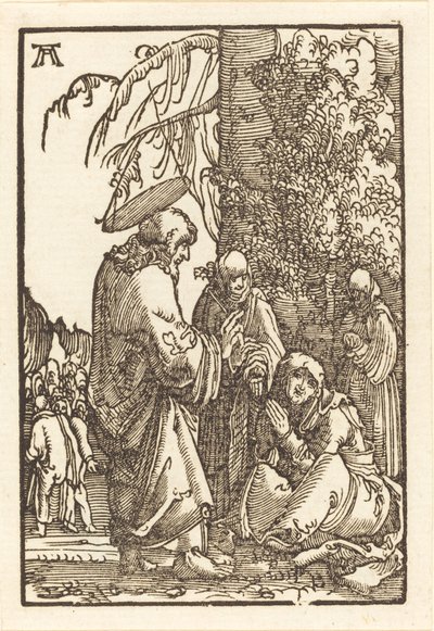 Christ prenant congé de Marie avant la Passion - Albrecht Altdorfer