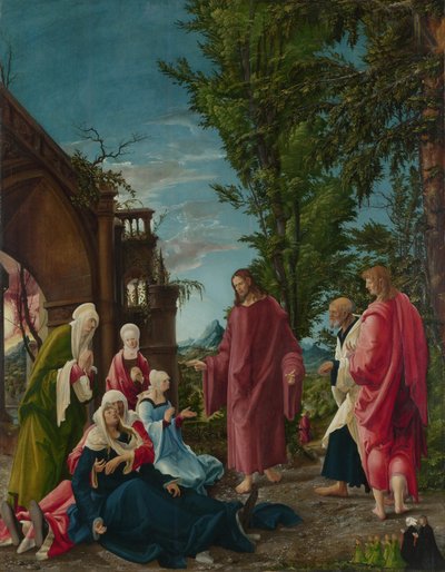 Le Christ prenant congé de sa mère, vers 1520 - Albrecht Altdorfer