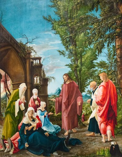 Christ prenant congé de sa mère, vers 1520 - Albrecht Altdorfer